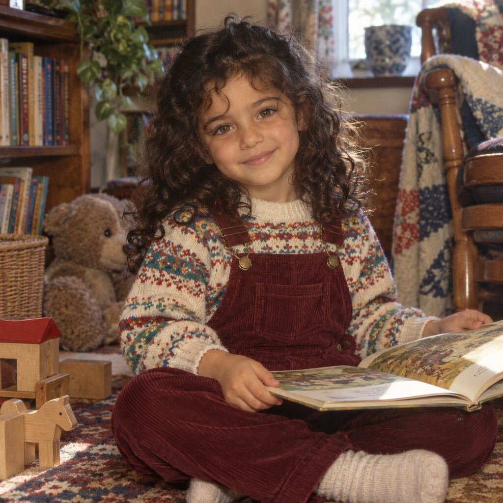 Aster Averi at age five in 1987