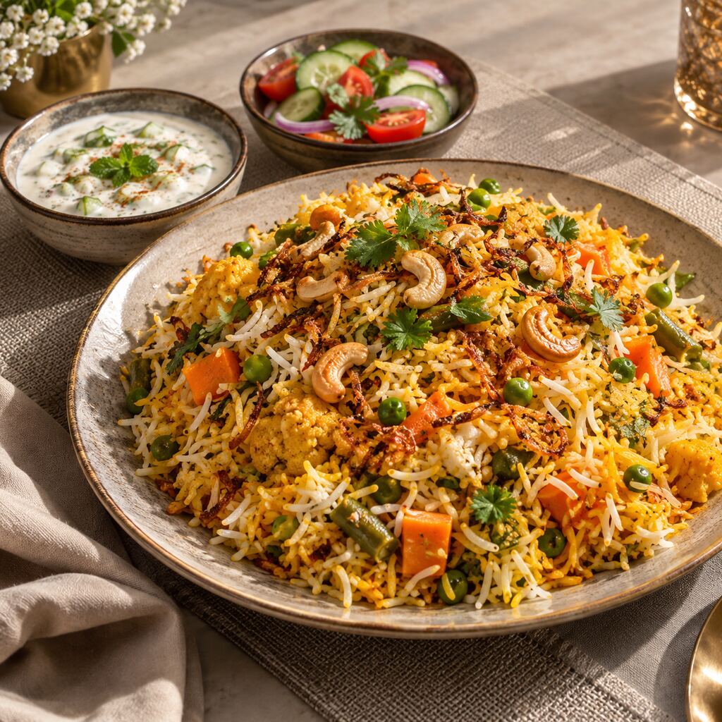 Vegetable biryani