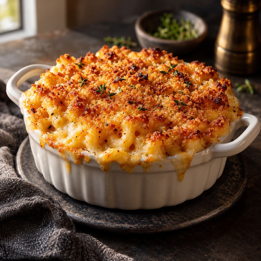 Baked macaroni and cheese